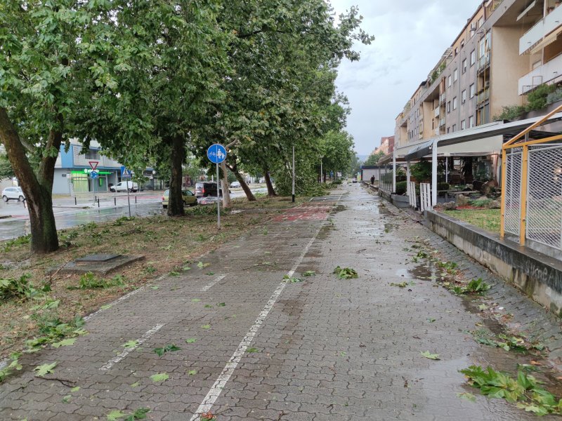 Posljedice nevremena u kvartu Središće