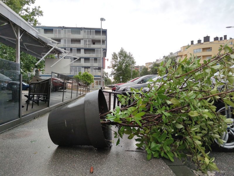 Posljedice nevremena u kvartu Središće