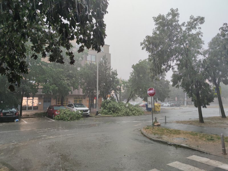 Posljedice nevremena u kvartu Središće