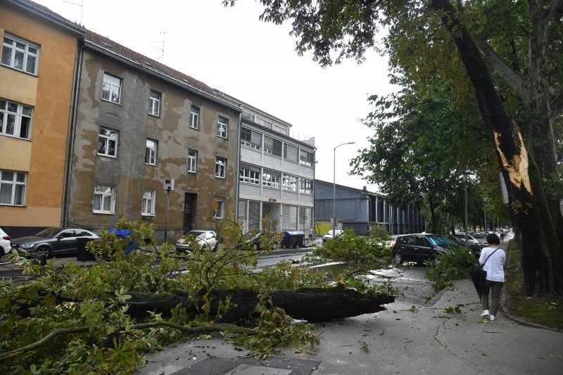 Posljednice nevremena kod Selske ceste