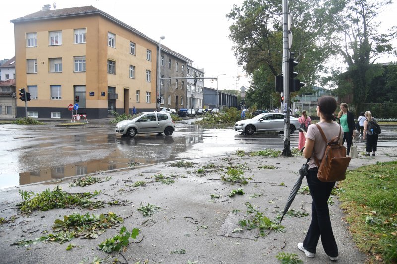 Posljednice nevremena kod Selske ceste