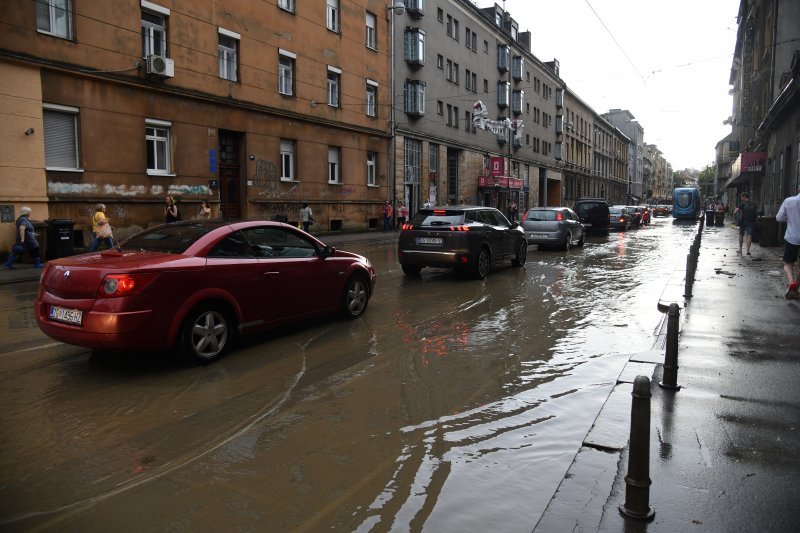 Posljedice nevremena u Zagrebu