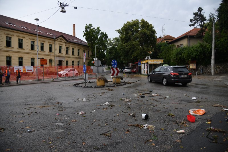 Posljedice nevremena u Zagrebu