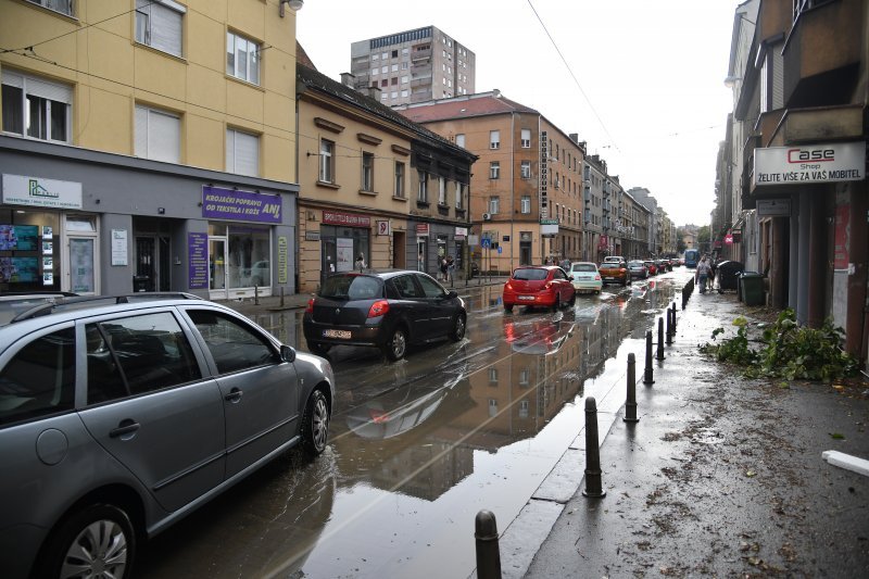 Posljedice nevremena u Zagrebu