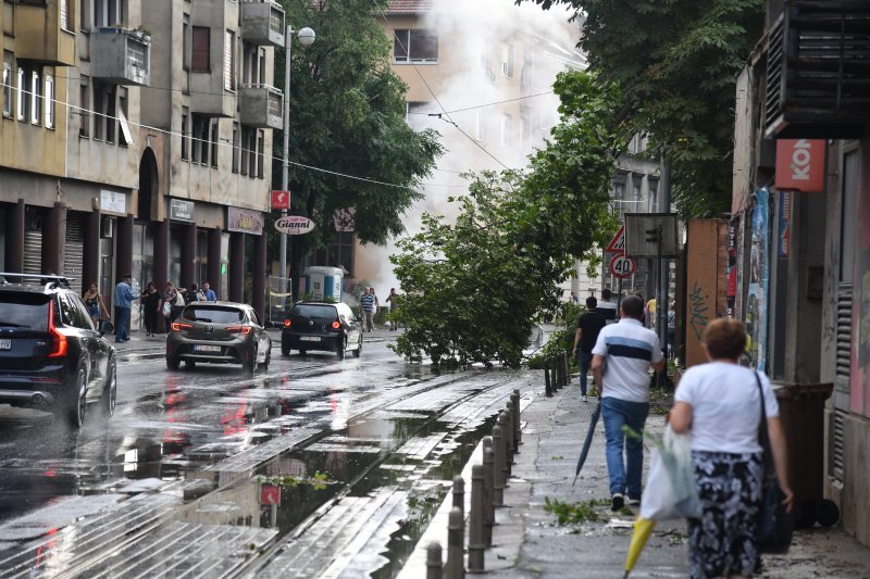 Posljedice nevremena u Zagrebu