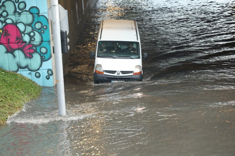 Podvožnjak u Selskoj potpuno je potopljen