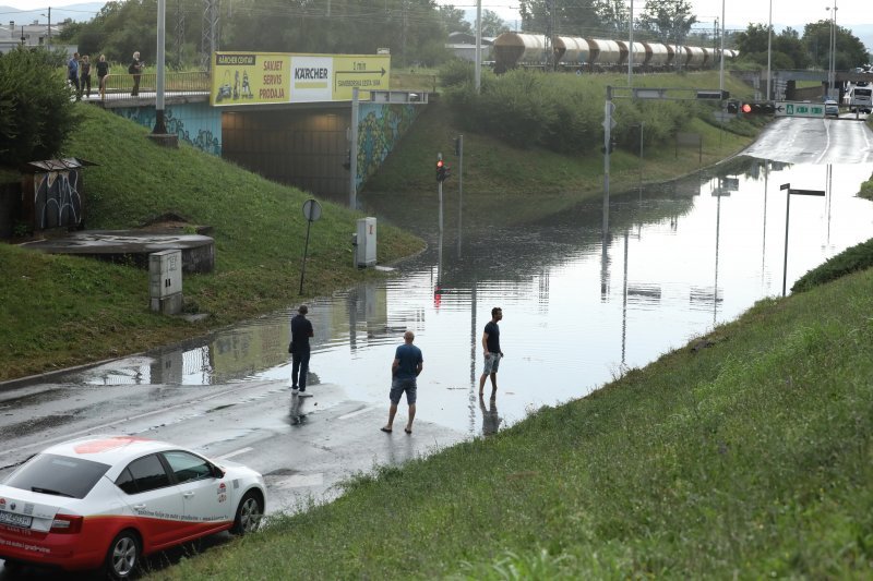 Podvožnjak u Selskoj potpuno je potopljen