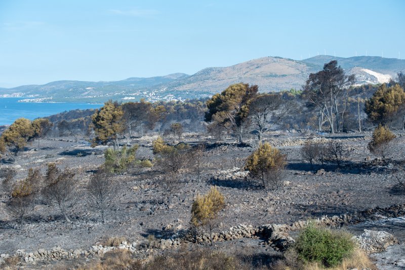 Posljedice velikog požara na Čiovu