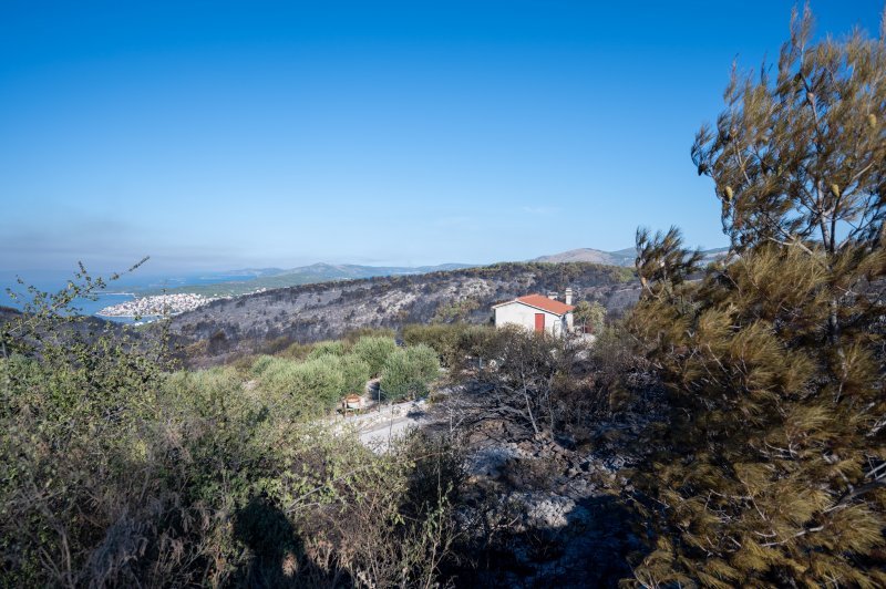 Posljedice velikog požara na Čiovu