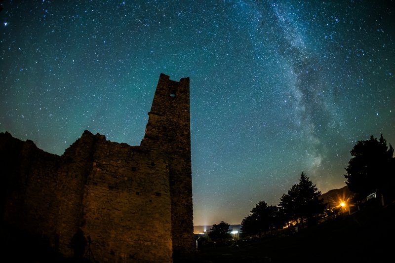 Meteorski roj Perzeida kod crkve Svetog Spasa