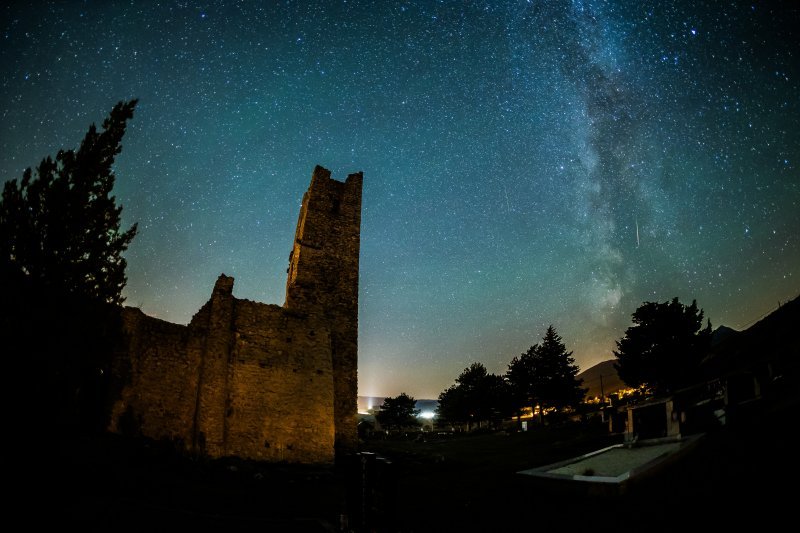 Meteorski roj Perzeida kod crkve Svetog Spasa