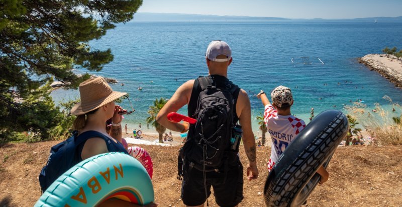 Gužva na plažama u Splitu