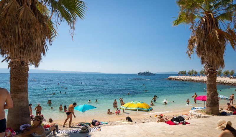 Gužva na plažama u Splitu