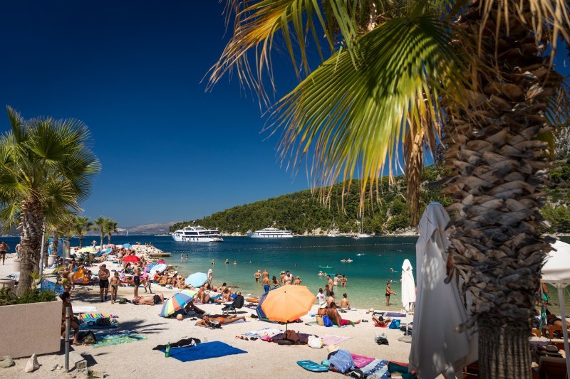 Gužva na plažama u Splitu