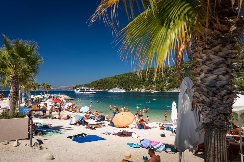 Gužva na plažama u Splitu