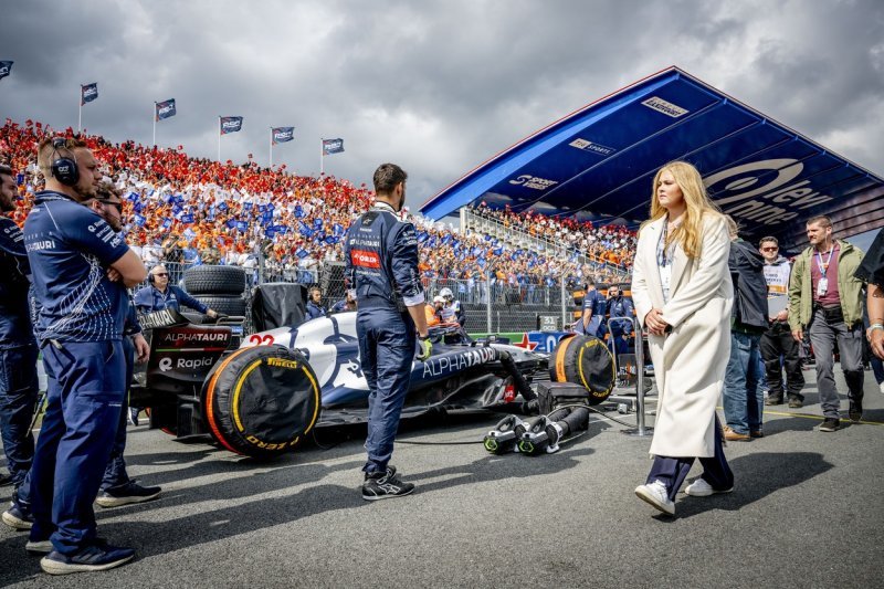 Nizozemska kraljevska obitelj na utrci F1