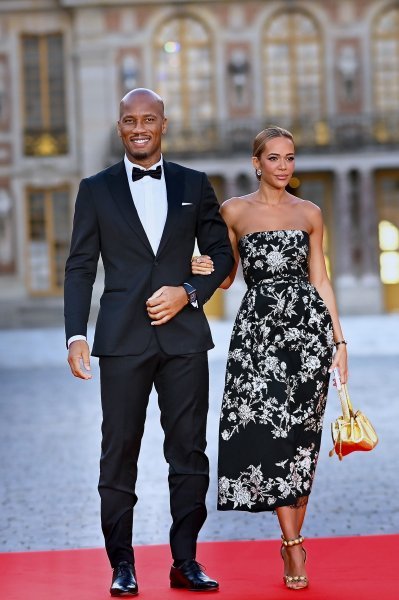 Didier Drogba i Gabrielle Lemaire