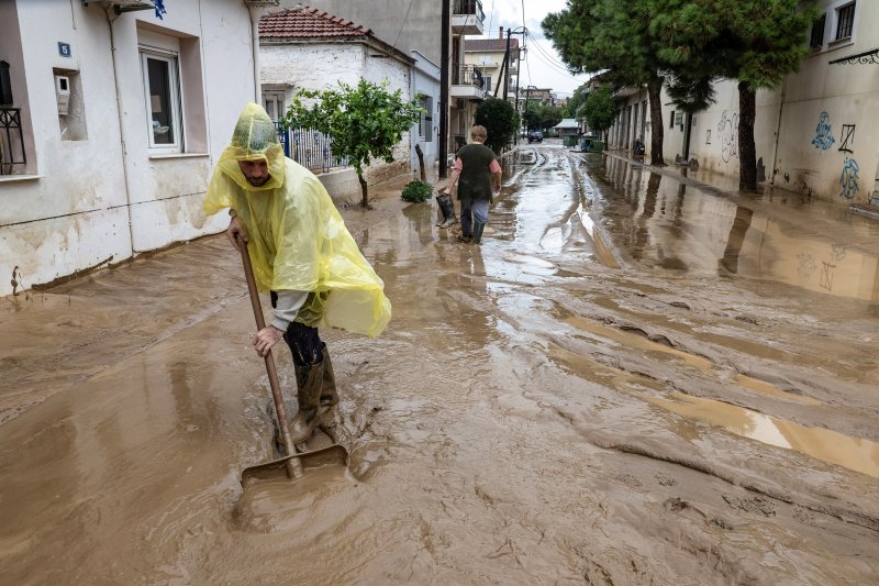 Posljedice poplave u Volosu u središnjoj Grčkoj.