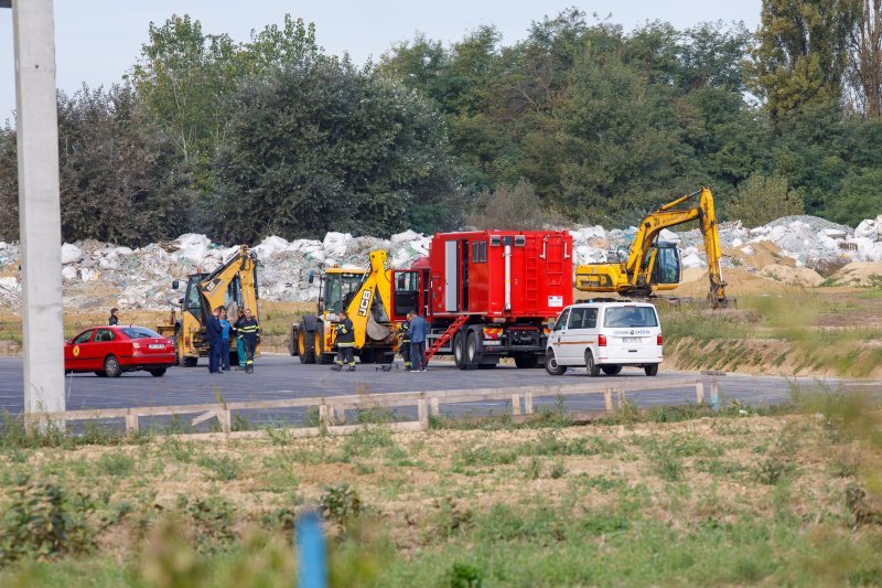 Tvornica Drava International jutro nakon požara