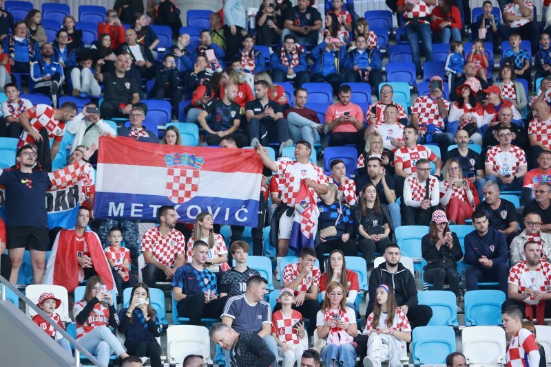 Hrvatski navijači na Opus Areni