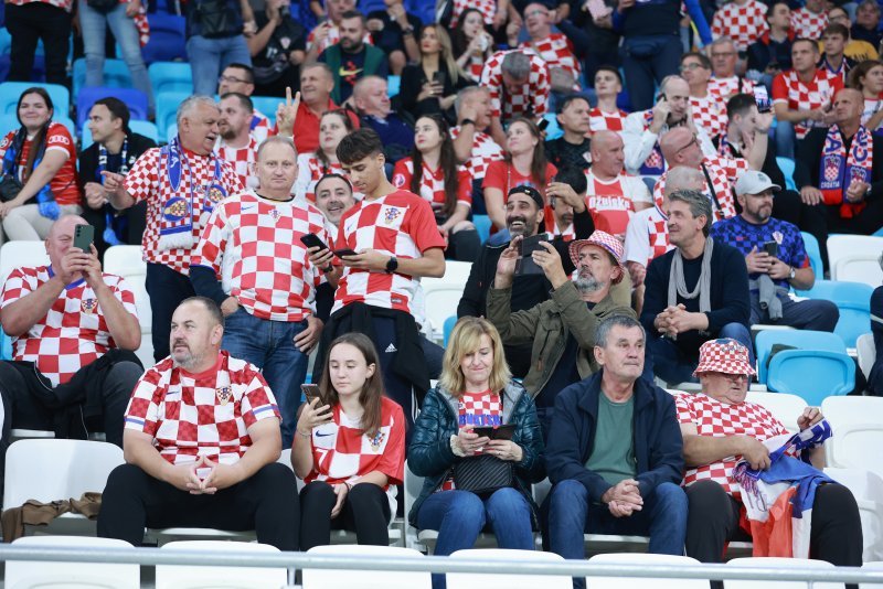 Hrvatski navijači na Opus Areni