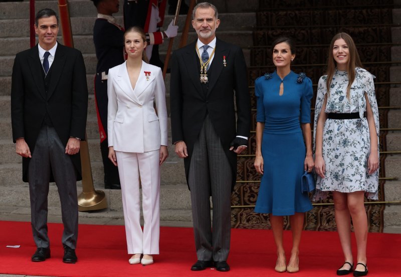 Princeza Leonor, kralj Felipe VI, kraljica Letiza, princeza Sofia