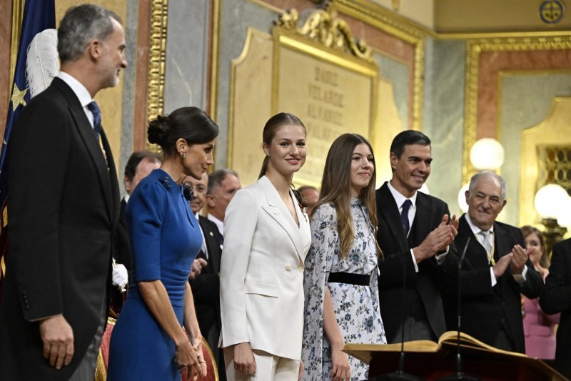 Princeza Leonor, kralj Felipe VI, kraljica Letiza, princeza Sofia