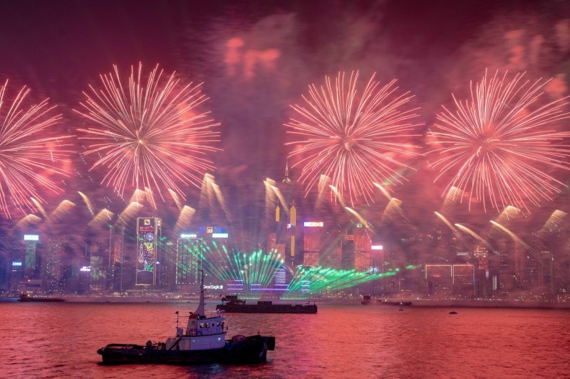 Spektakularni vatrometi i u Hong Kongu