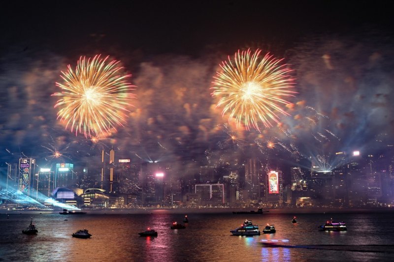 Spektakularni vatrometi i u Hong Kongu