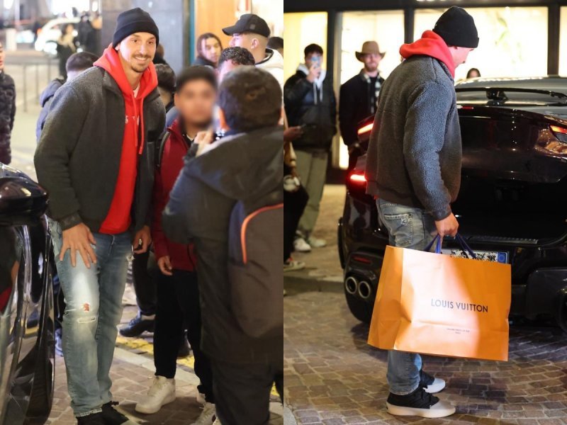 Zlatan Ibrahimović u shoppingu