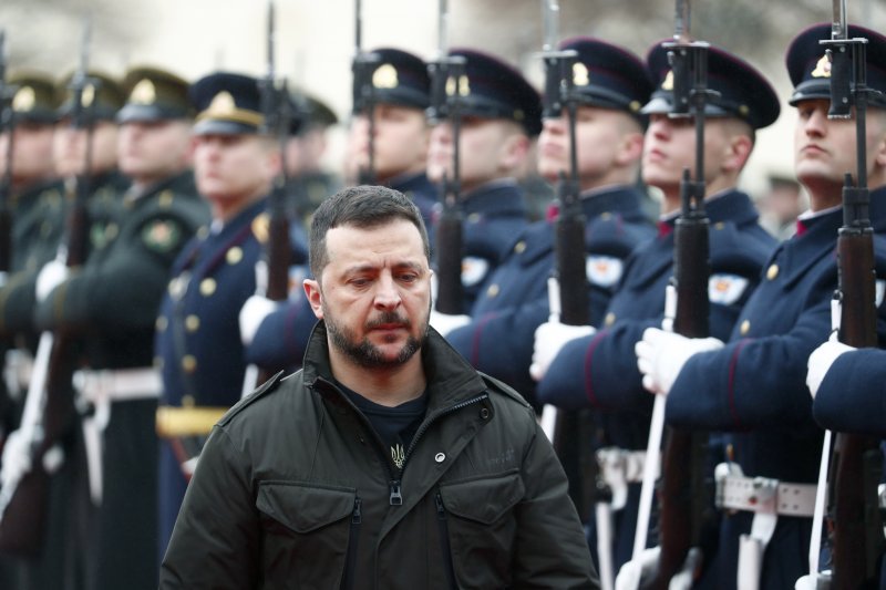 Ukrajinski predsjednik Volodimir Zelenski tijekom nenajavljenog posjeta Litvi.