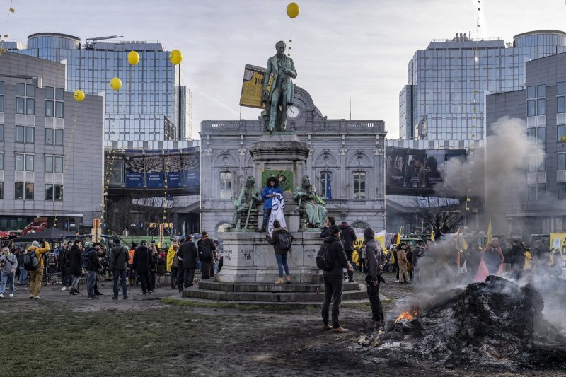 Prosvjedi poljoprivrednika ispred EU parlamenta