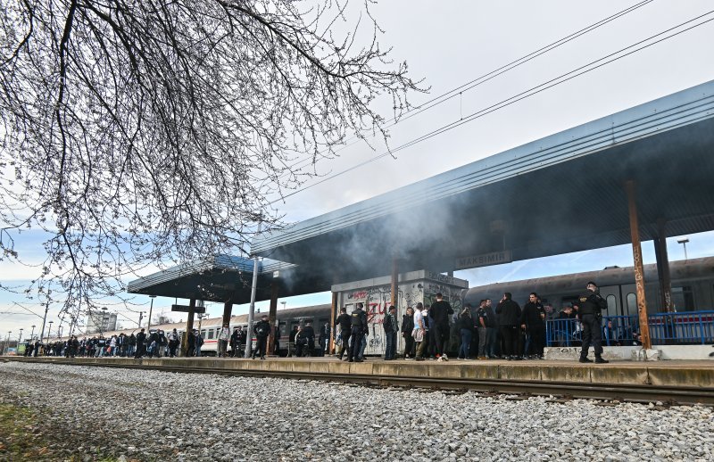 Navijačka skupina Armada stigla na derbi Dinamo - Rijeka