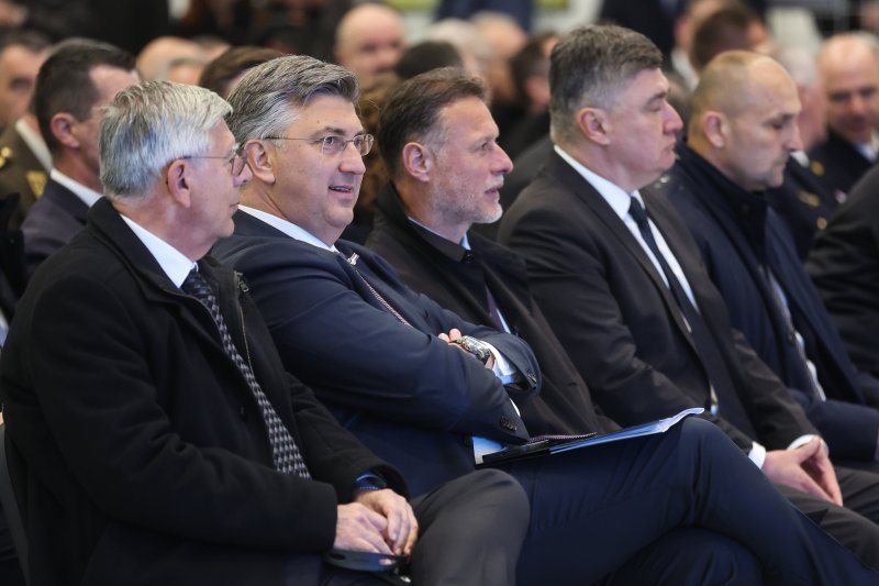 Željko Reiner, Andrej Plenković, Gordan Jandroković i Zoran Milanović