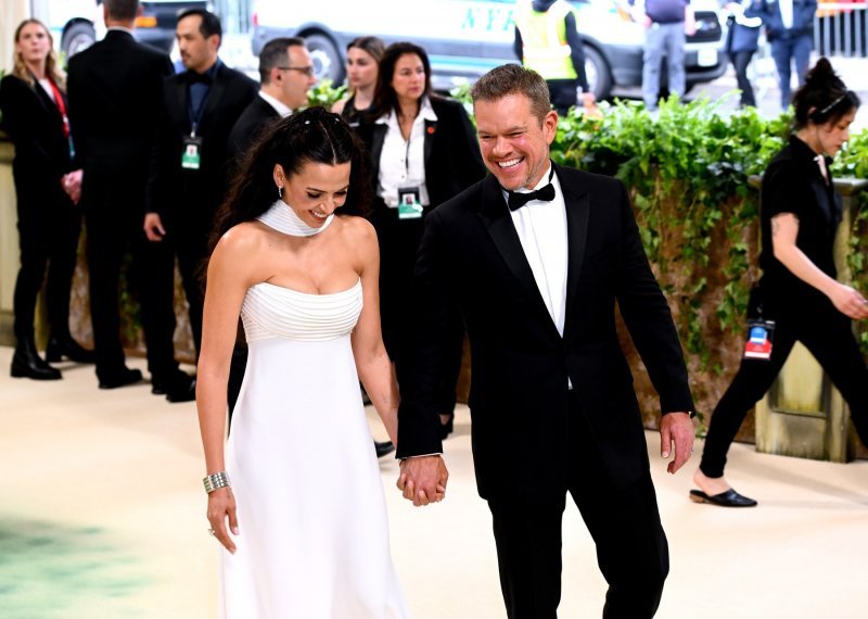 Matt Damon i Luciana Barroso