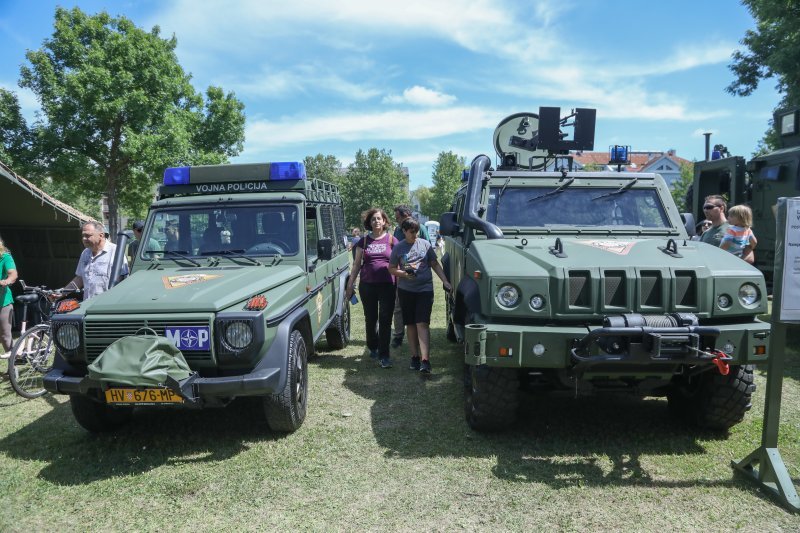 Pokazne vježbe sposobnosti Hrvatske vojske i policije povodom Dana državnosti i Dana vojske