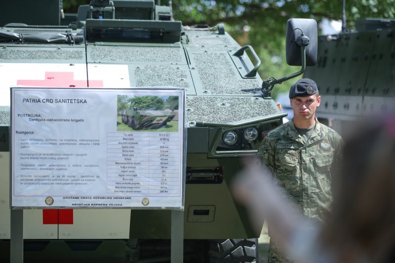 Pokazne vježbe sposobnosti Hrvatske vojske i policije povodom Dana državnosti i Dana vojske