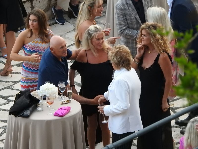 Rod Stewart s Penny Lancaster i Rachel Hunter