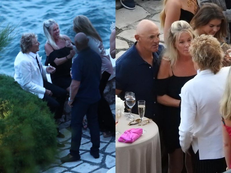 Rod Stewart i Jacqui Hunter na vjenčanju u Dubrovniku