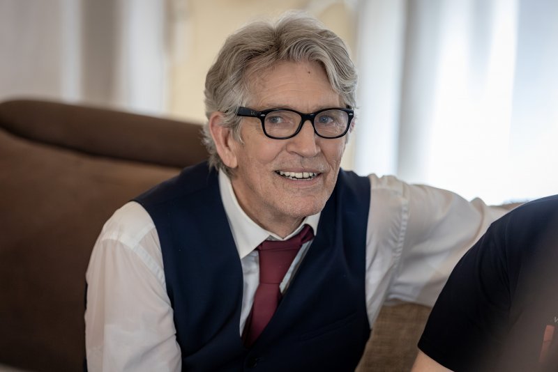 Eric Roberts na setu filma 'Wrongful Death 2: Bloodlines'