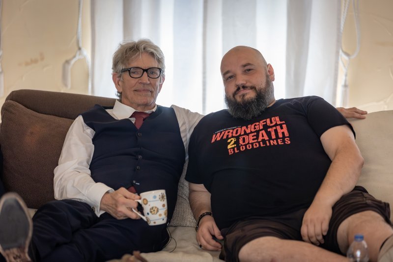 Eric Roberts na setu filma 'Wrongful Death 2: Bloodlines'