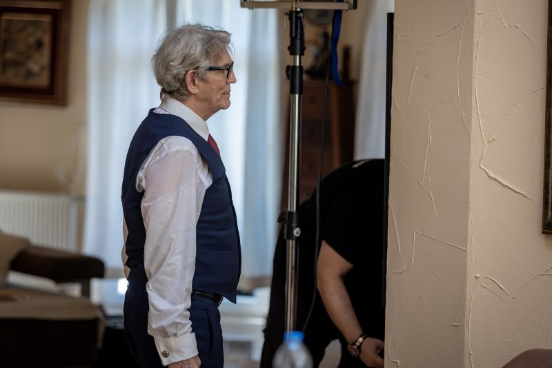 Eric Roberts na setu filma 'Wrongful Death 2: Bloodlines'