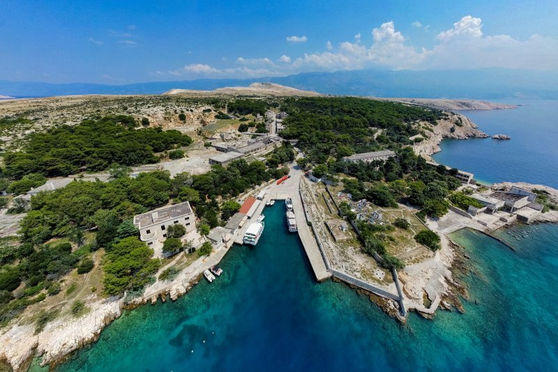 Goli otok iz zraka