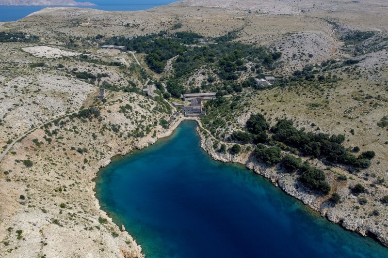 Goli otok iz zraka