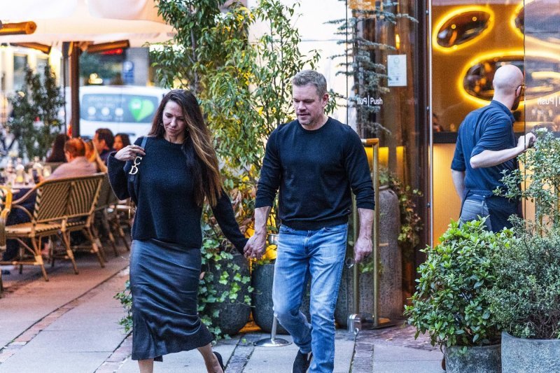 Matt Damon i Luciana Barroso