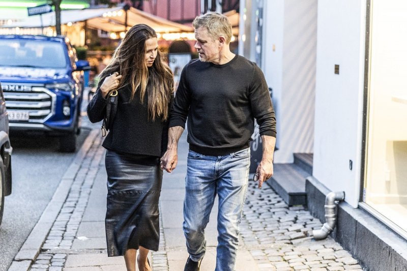 Matt Damon i Luciana Barroso