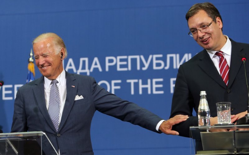 Joe Biden i Aleksandar Vučić