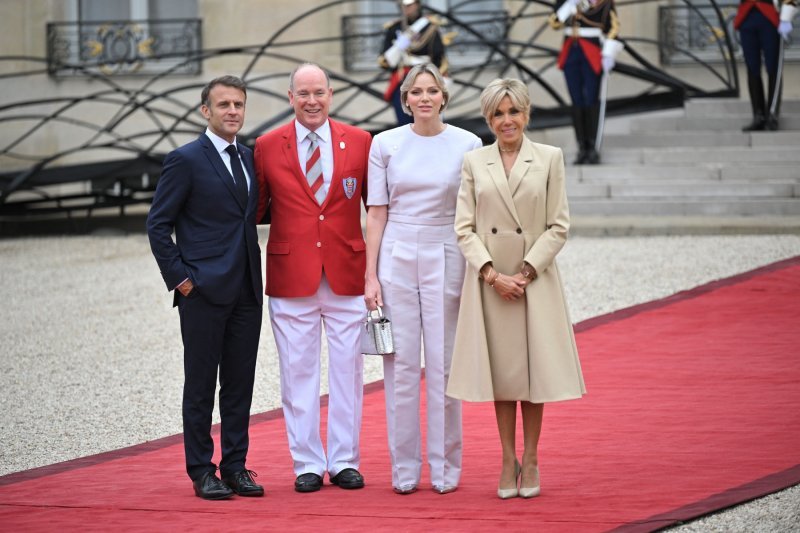 Emmanuel i Brigitte Macron, princ Albert i princeza Charlene