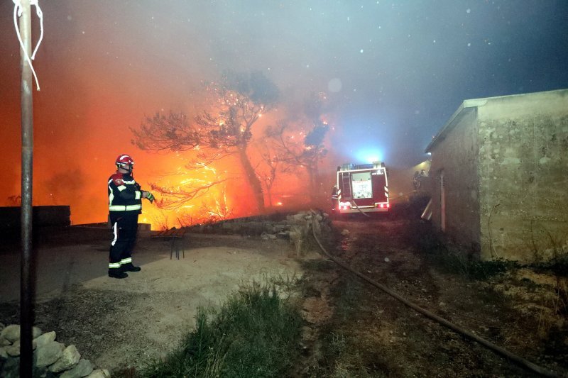 Požar kod Tučepa