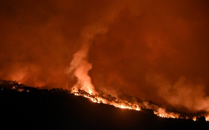 Požar kod Tučepa